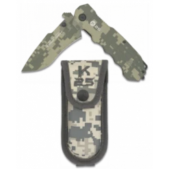 Couteau Militaire Pliable Camouflage Lame 9.3