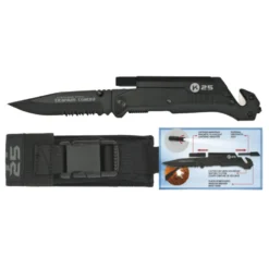 Couteau Pliable K25 Avec Lampe Intégrée Lame 9 Cm