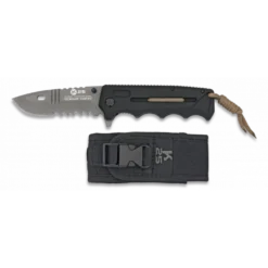 Couteau Pliable K25 Scie Titane Lame 9.3 Cm