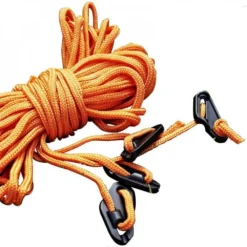 4 Cordelettes Orange Fluo 2 Mètres Regatta 6 4 Cordelettes Orange Fluo 2 Mètres Regatta -Aventurial Soldes Magasin 1 4 cordelettes de camping orange fluo regatta.jpg