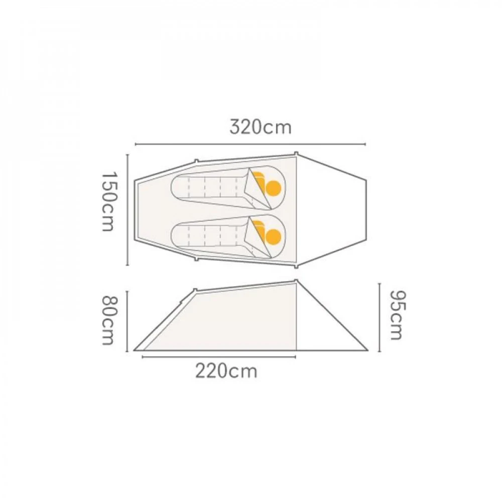 Tente Regatta Halin 2 Personnes 3 Tente Regatta Halin 2 Personnes – Image 3