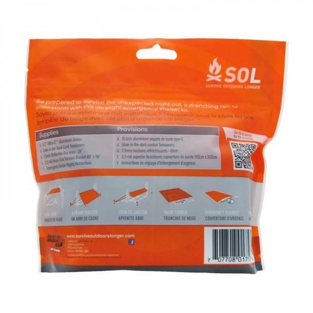 Trousse Abri D'urgence SOL Emergency Shelter Kit 3 Trousse Abri D'urgence SOL Emergency Shelter Kit – Image 3