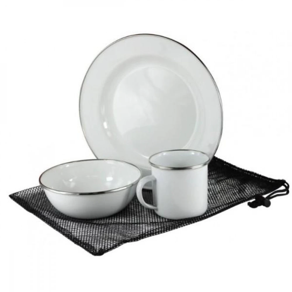 CAO Set Repas émaillé "Vintage" 4 CAO Set Repas émaillé "Vintage" – Image 4