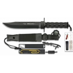 Couteau De Survie Combat King I 36 Cm Noir