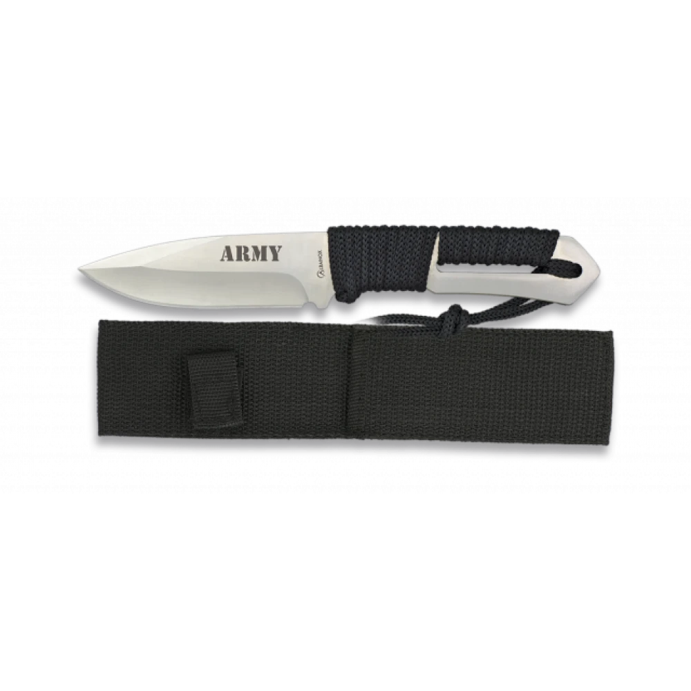 Couteau De Survie Paracorde Army Lame 9.8 Cm 1 Couteau De Survie Paracorde Army Lame 9.8 Cm