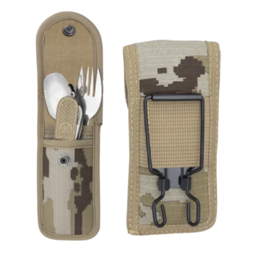 Set De Couverts De Camping Avec Couteau Multi-fonctions -Aventurial Soldes Magasin 33041 1