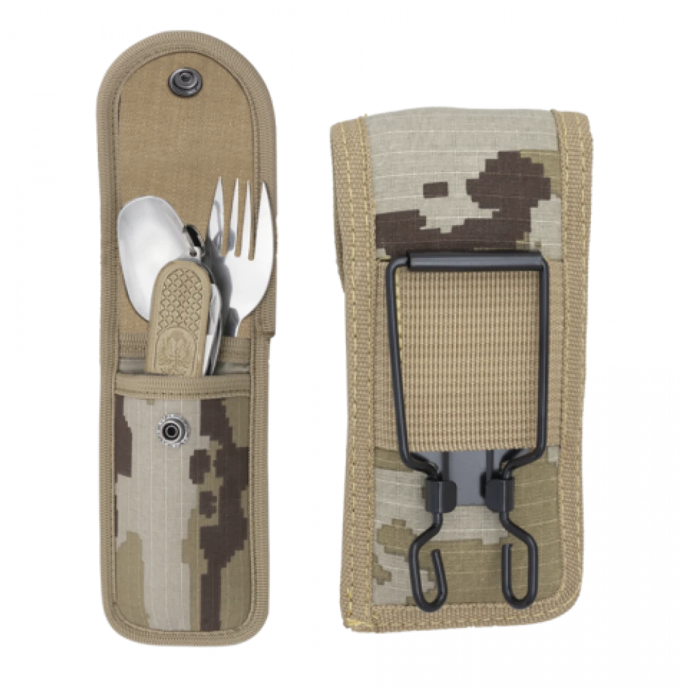 Set De Couverts De Camping Avec Couteau Multi-fonctions 1 Set De Couverts De Camping Avec Couteau Multi-fonctions