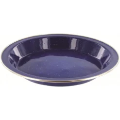 HIGHLANDER Assiette Plate De Luxe En émail Bleu