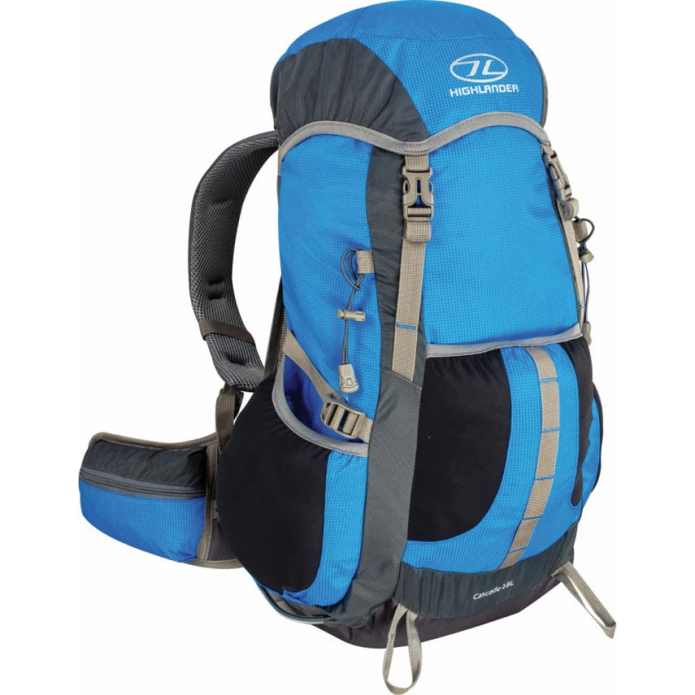 HIGHLANDER Sac à Dos Randonnée 28 L Cascade Bleu 1 HIGHLANDER Sac à Dos Randonnée 28 L Cascade Bleu